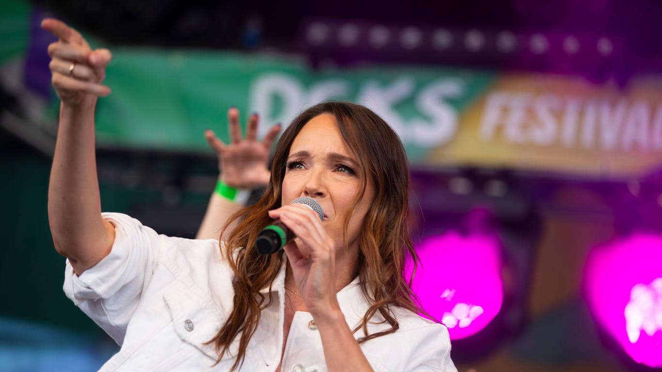 Carolin Kebekus beim Auftakt des DCKS Festivals in Köln: Sie hat das Festival ins Leben gerufen.