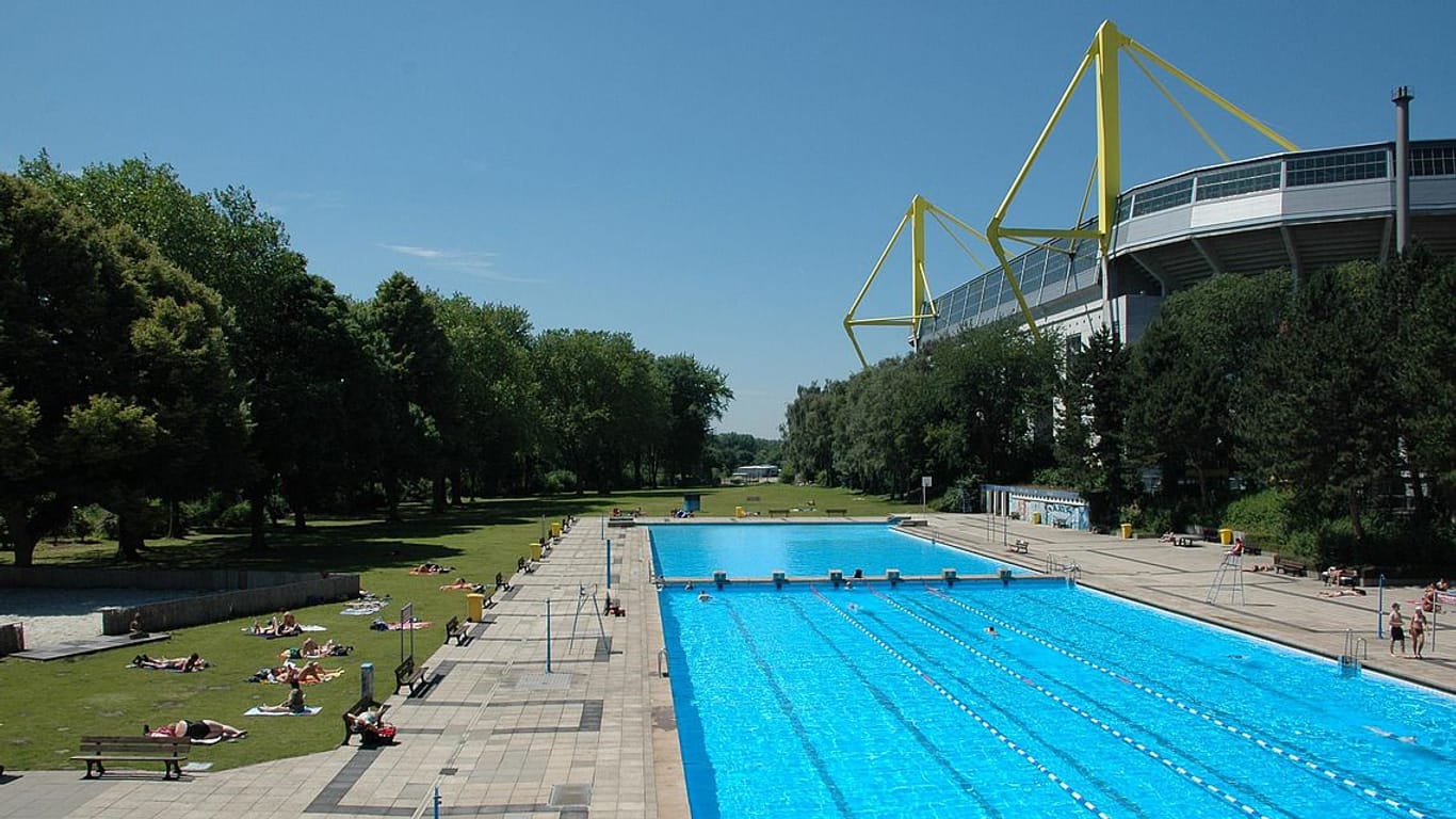 Das Freibad Volkspark in Dortmund: Hier kam es zu den Vorfällen.