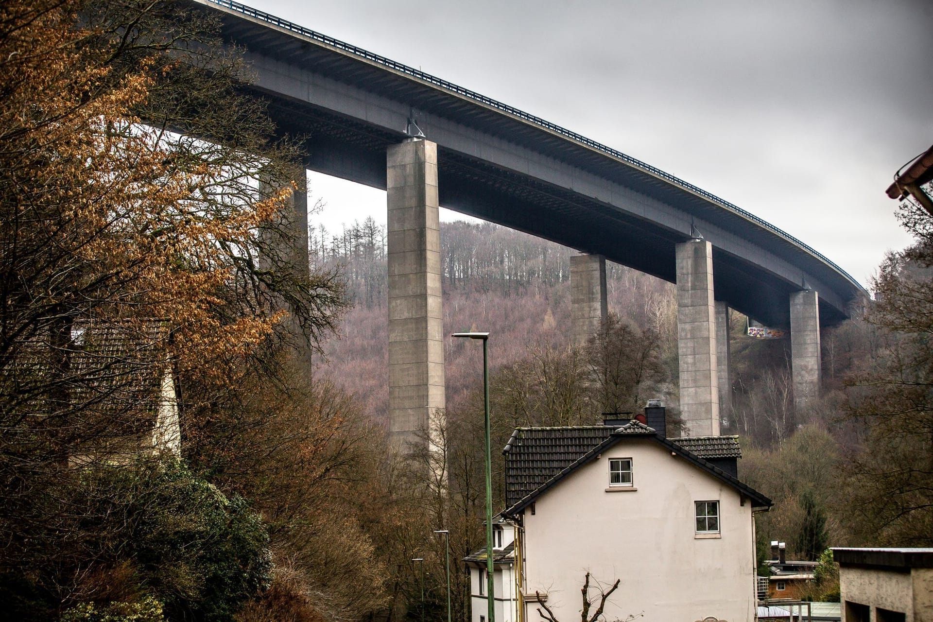 A45-Brücke Rahmede vor geplanter Sprengung