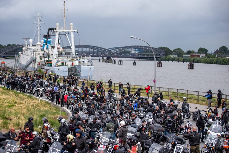 Eine Aufnahme der Harley Days 2018 Hamburg: Auch in diesem Jahr werden Tausende Motorrad-Fans in die Hansestadt kommen.