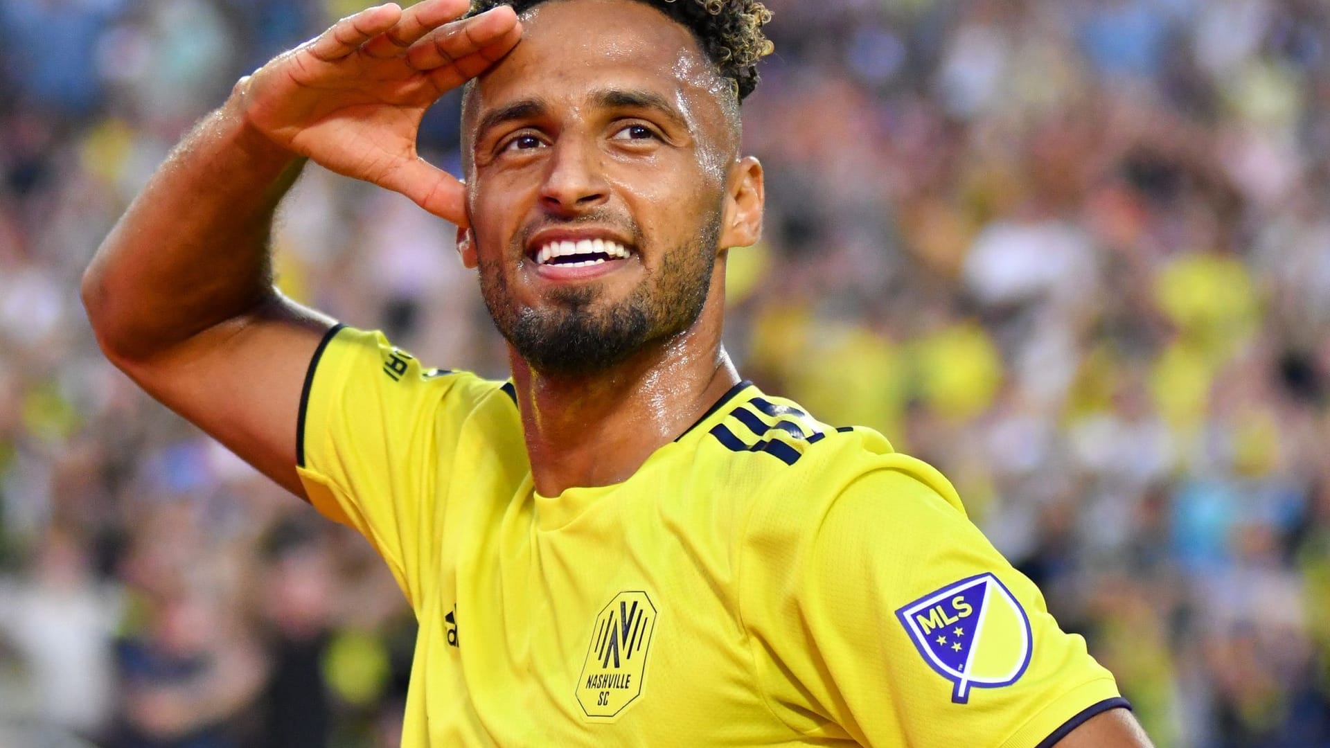 Soccer-Spieler Hany Mukhtar Soccer-Spieler Hany Mukhtar