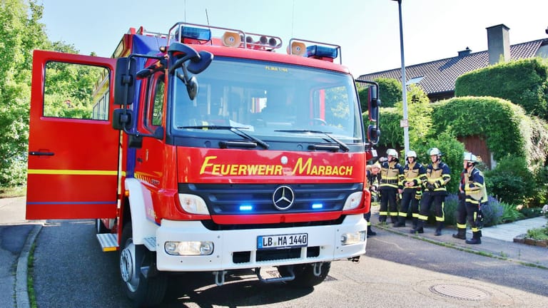 Schnell war die Feuerwehr am Einsatzort in Marbach am Neckar. Doch für die Bewohnerin kam die Hilfe zu spät.