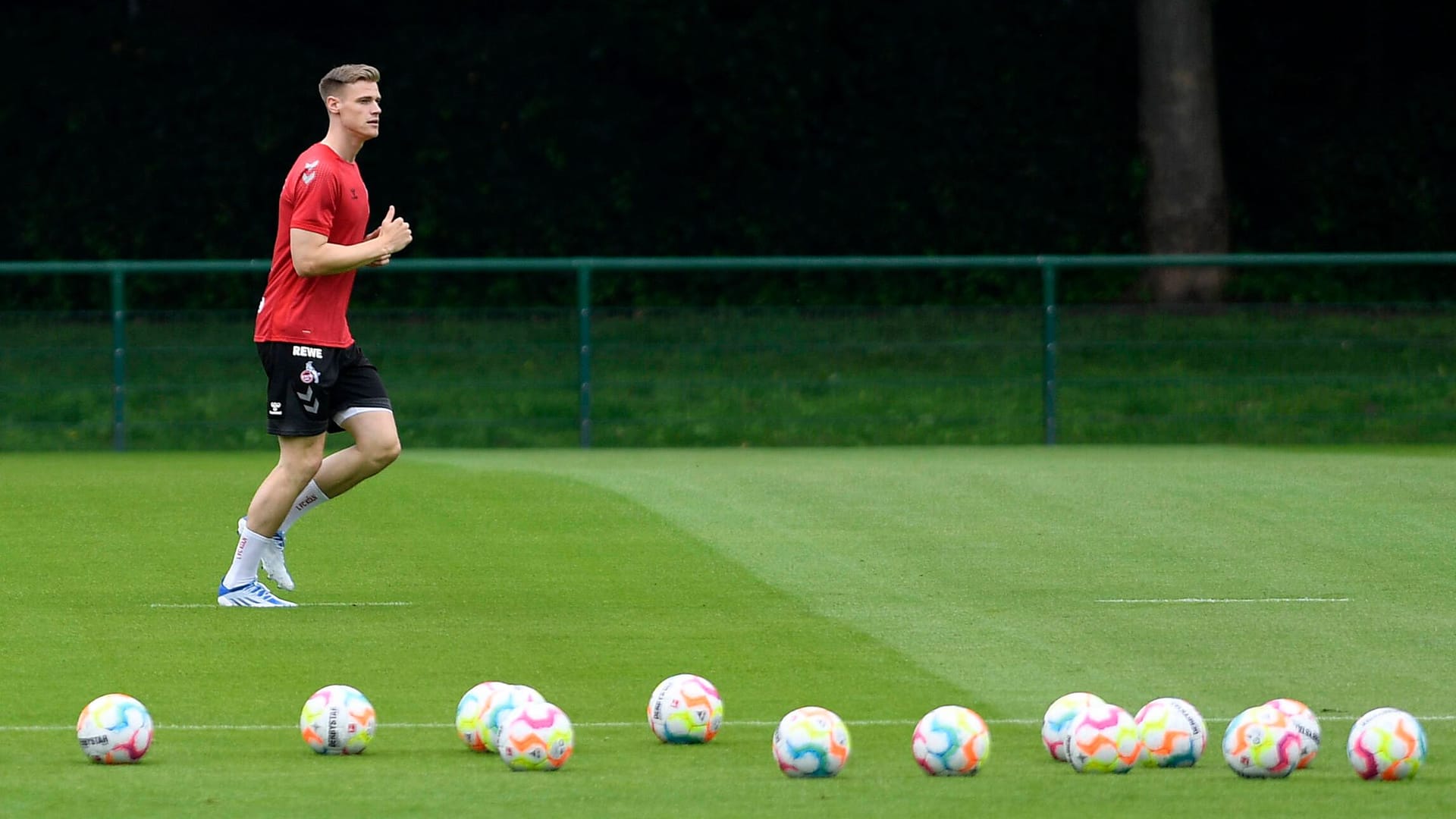 Steffen Tigges beim individuellem Training: Er plant schon für seine Zukunft beim FC.