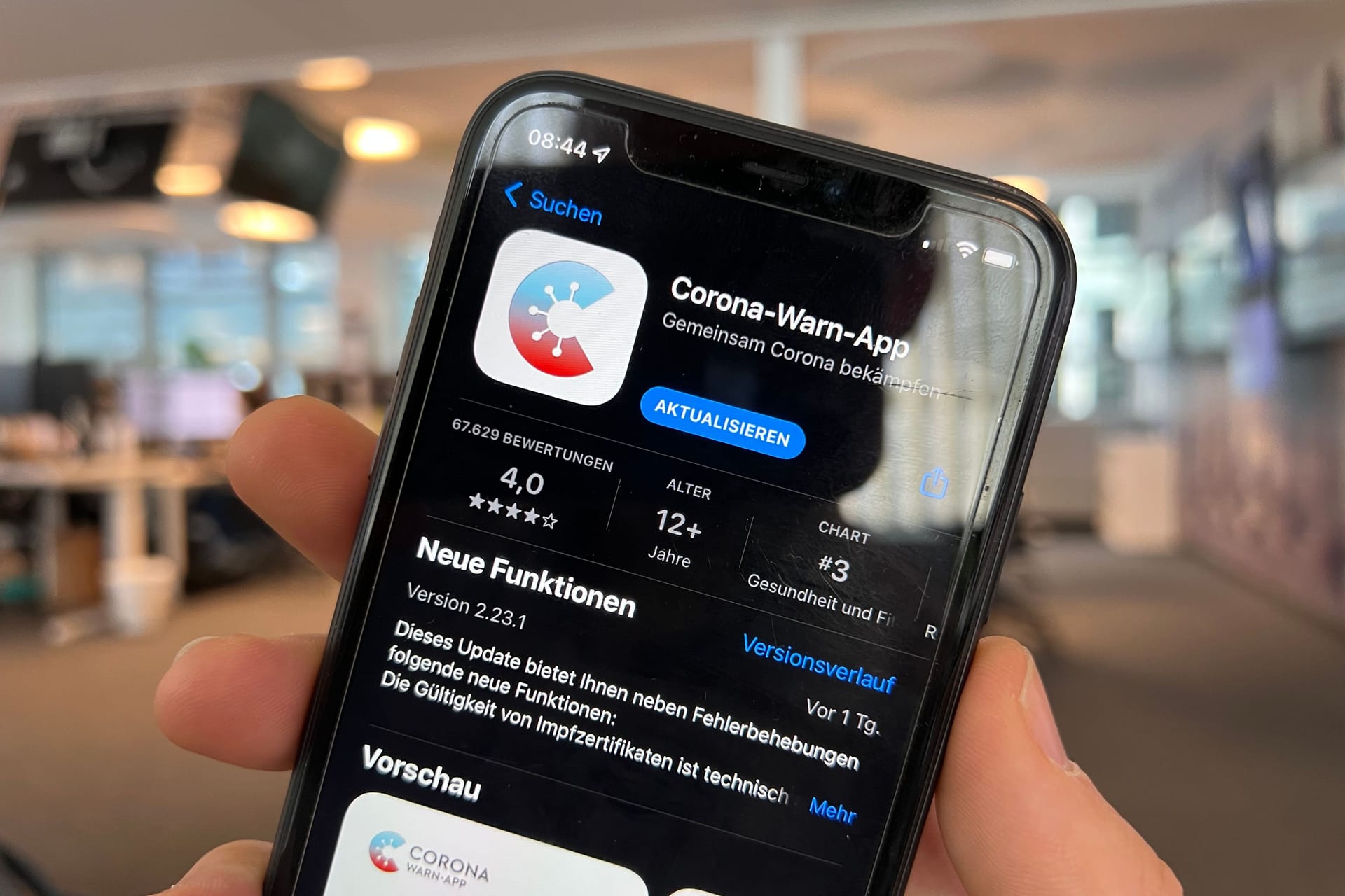 Update für Corona-Warn-App: Jetzt lassen sich abgelaufene Zertifikate erneuern.