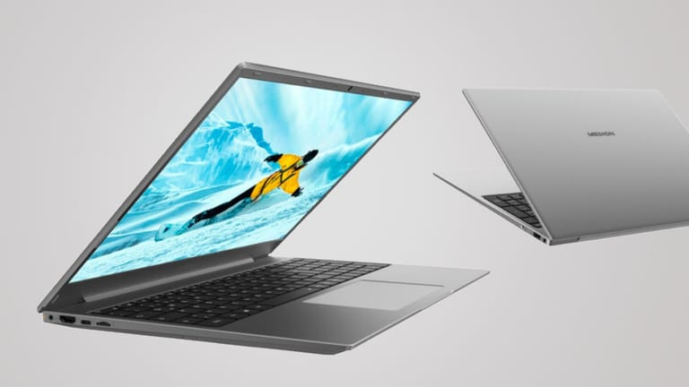 Bei Aldi ist ein Laptop von Medion im Angebot: Das Modell punktet mit großem SSD-Speicher.