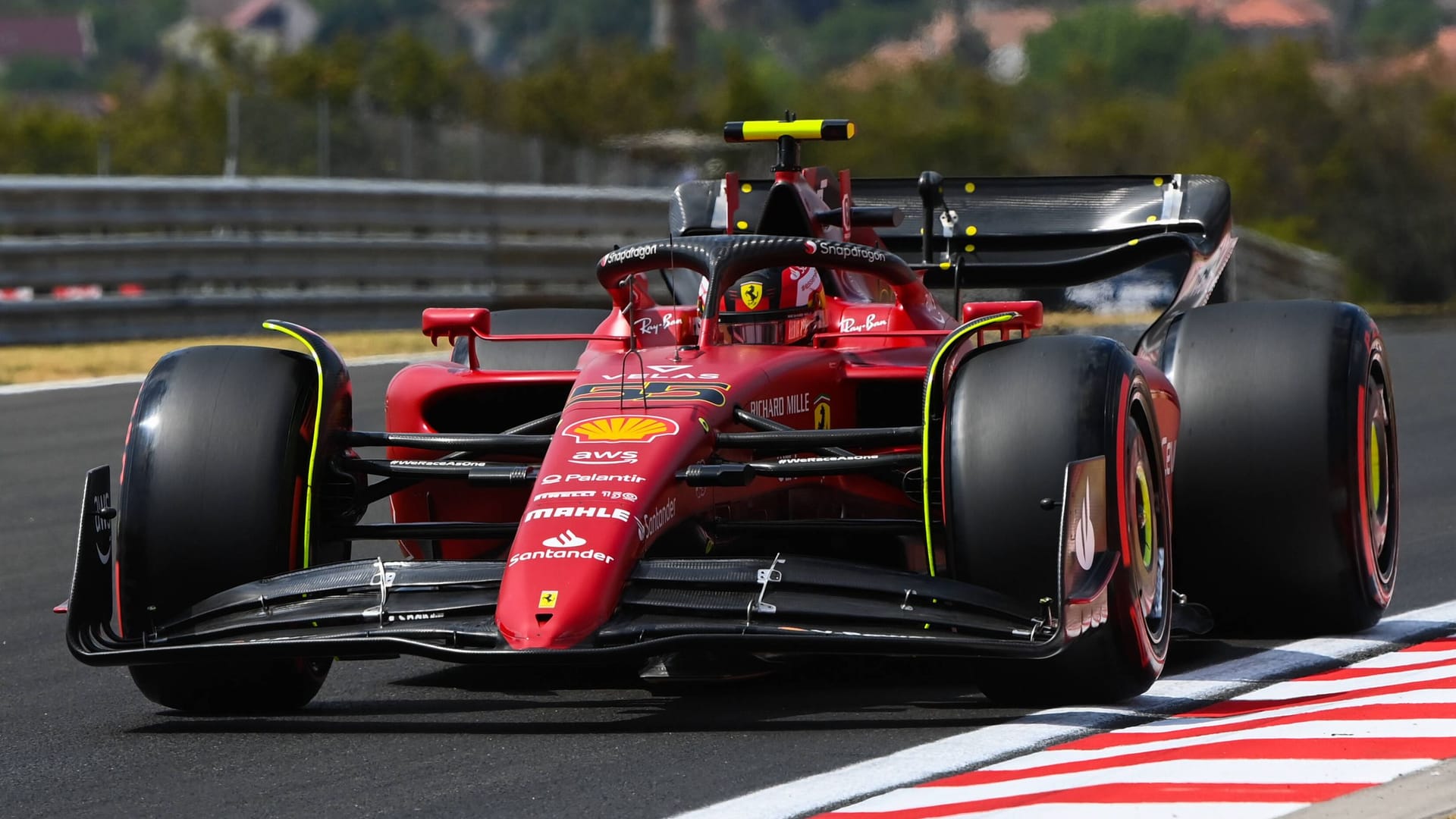 Erstes Ausrufezeichen: Carlos Sainz auf dem Hungaroring.