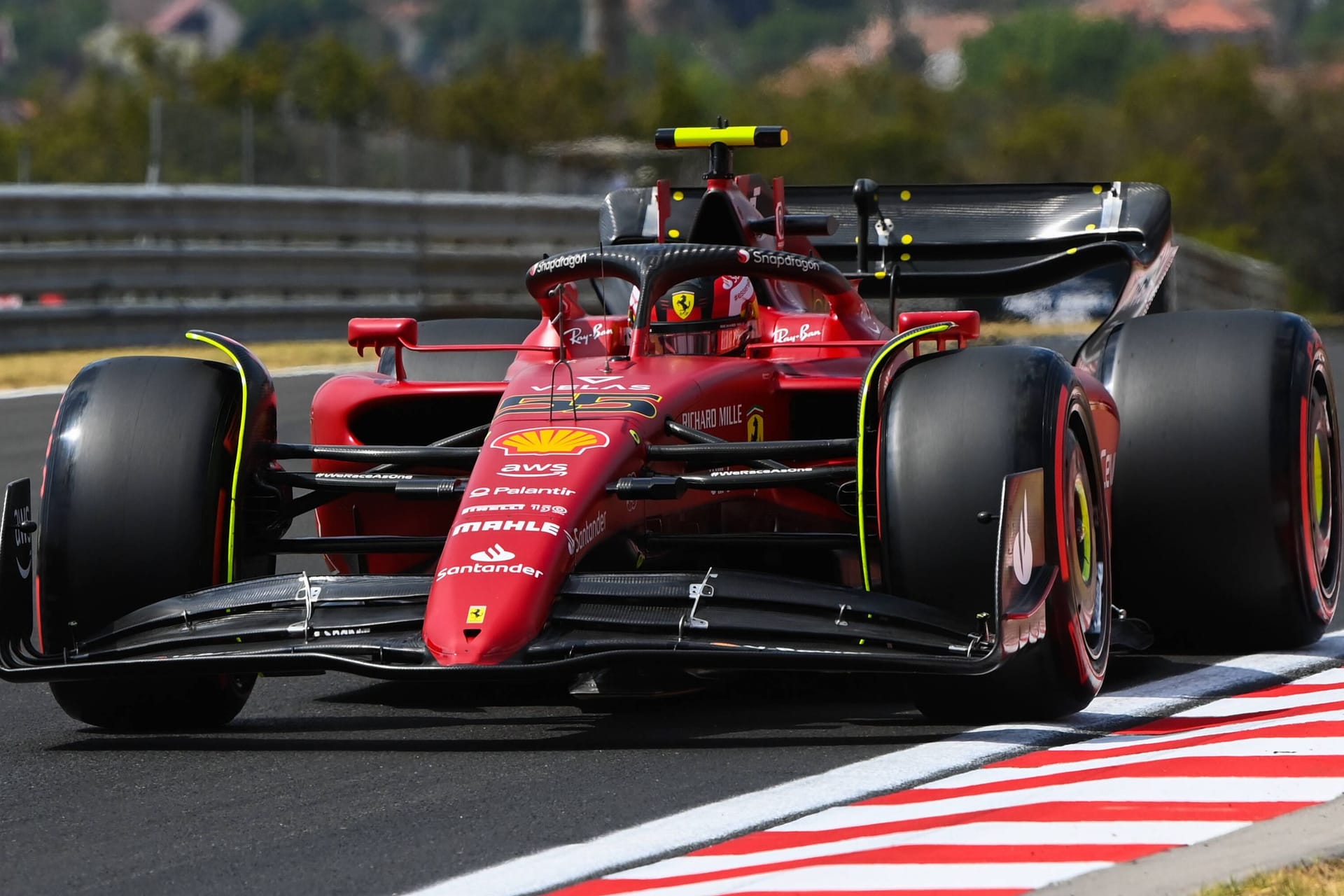 Erstes Ausrufezeichen: Carlos Sainz auf dem Hungaroring.