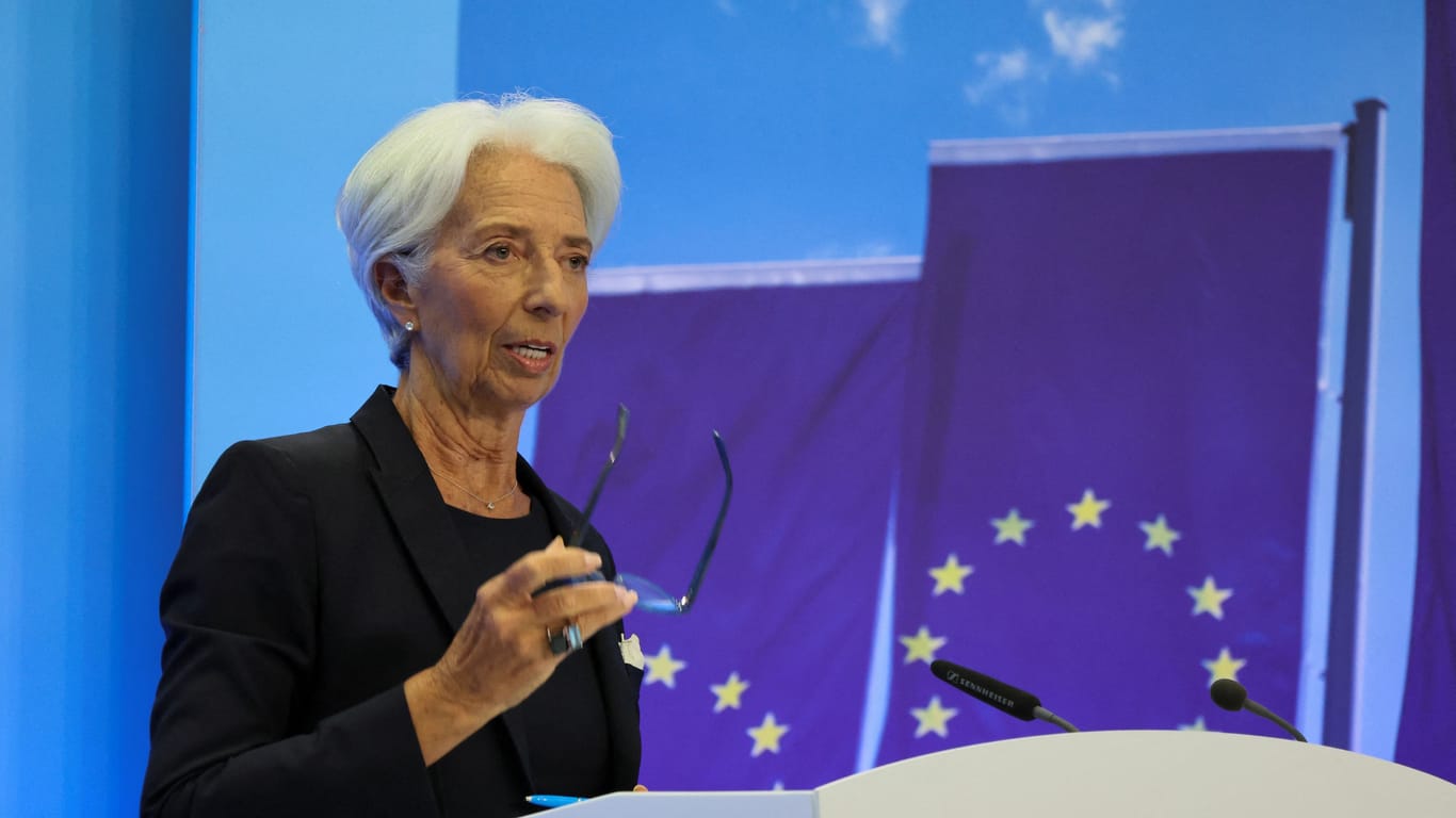 EZB-Präsidentin Christine Lagarde: Die Zinswende kommt.
