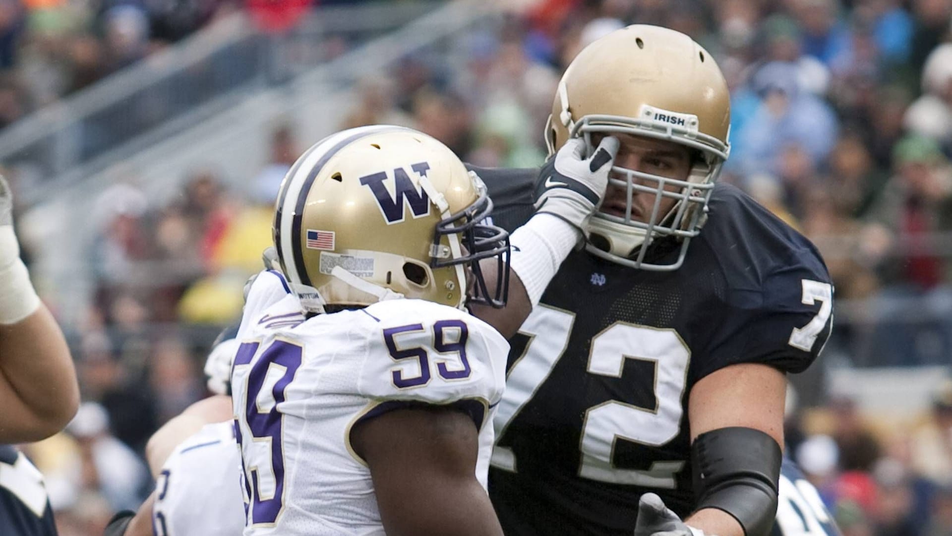 Paul Duncan: Der Sportler spielte in seiner Collegezeit für Notre Dame.