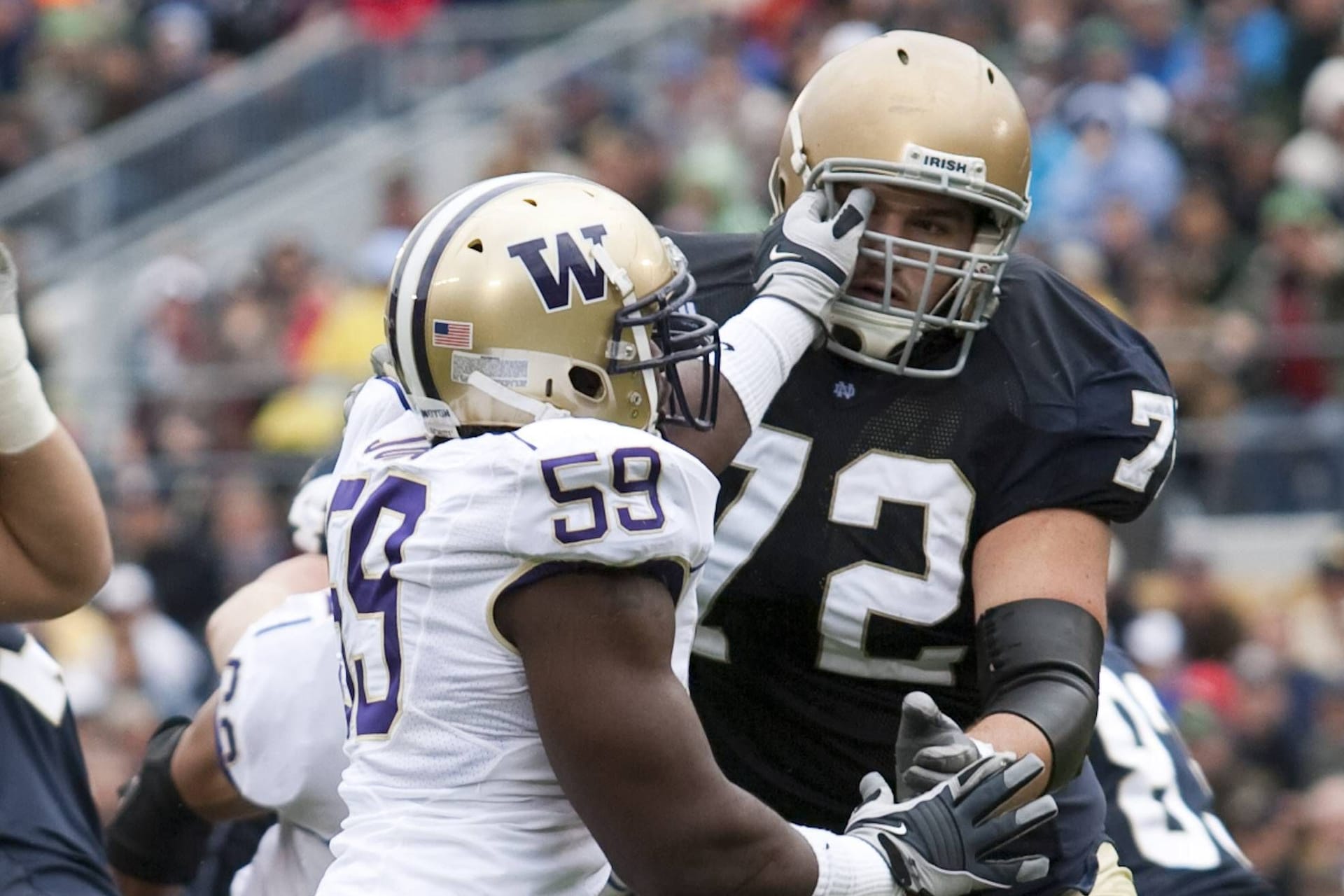 Paul Duncan: Der Sportler spielte in seiner Collegezeit für Notre Dame.
