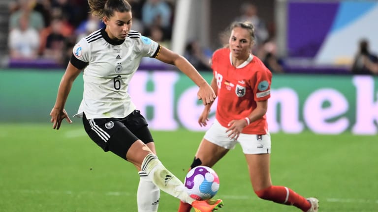 Lena Oberdorf: Die Wolfsburgerin war gegen Österreich die beste Spielerin auf dem Feld.
