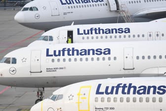 Lufthansa-Pilotenstreik in Frankfurt (Archiv).