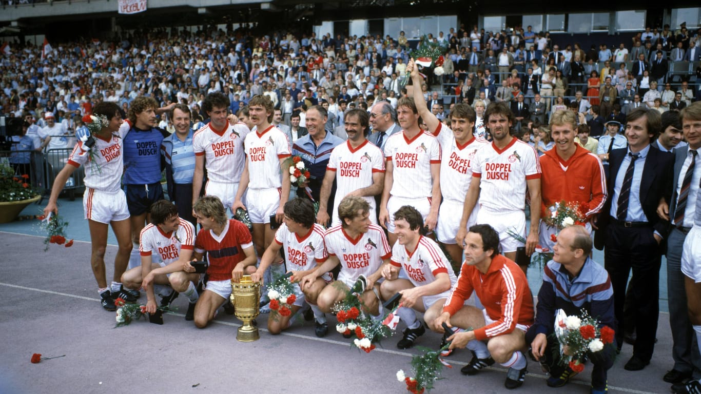 DFB-Pokalfinale 1982/1983: Am Ende steht der 1. FC Köln als Siegermannschaft fest. Das war der letzte Triumph der Mannschaft.