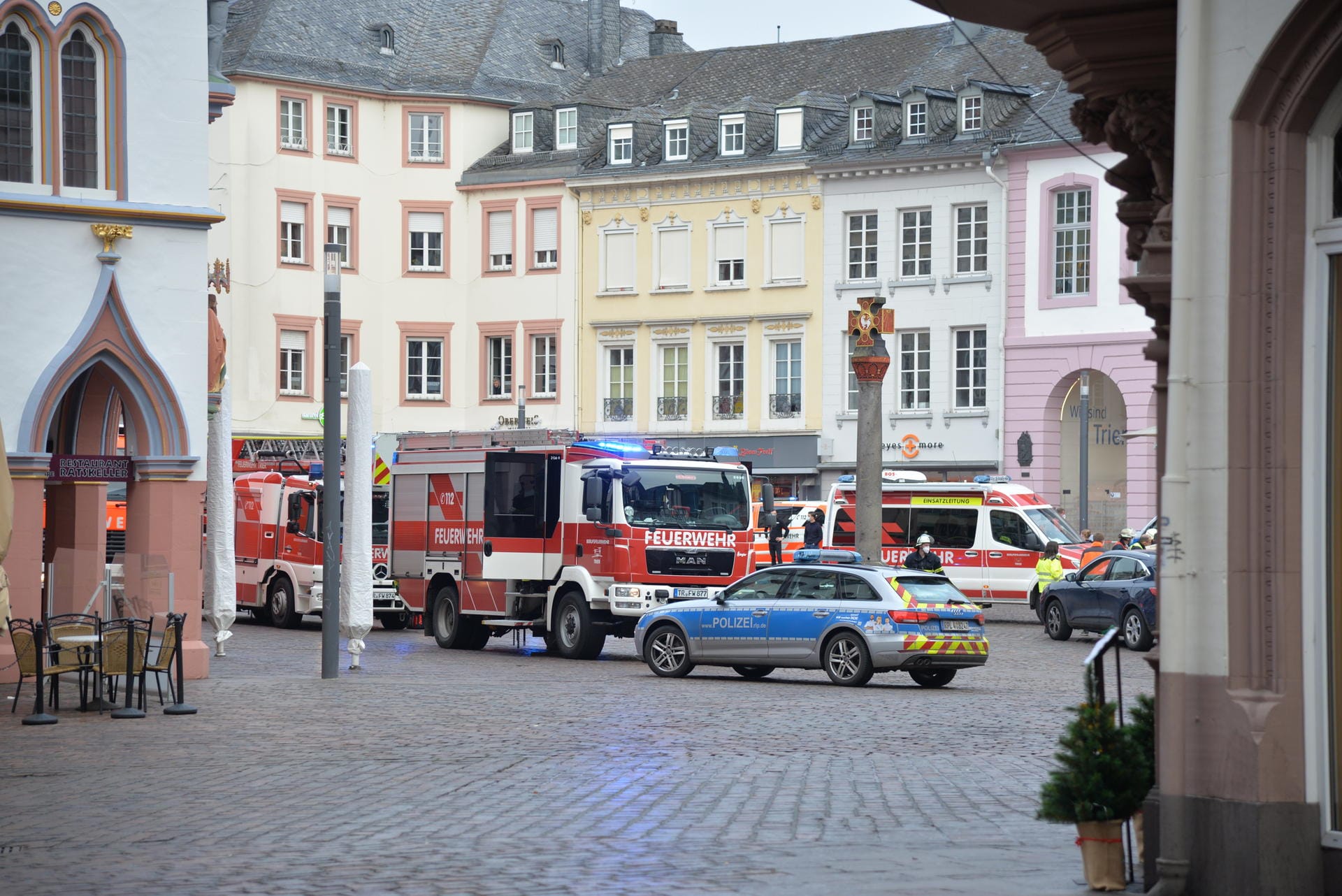 In der Fußgängerzone von Trier hat ein Autofahrer im Dezember 2020 mehrere Fußgänger mit seinem Wagen erfasst, fünf wurden tödlich verletzt.