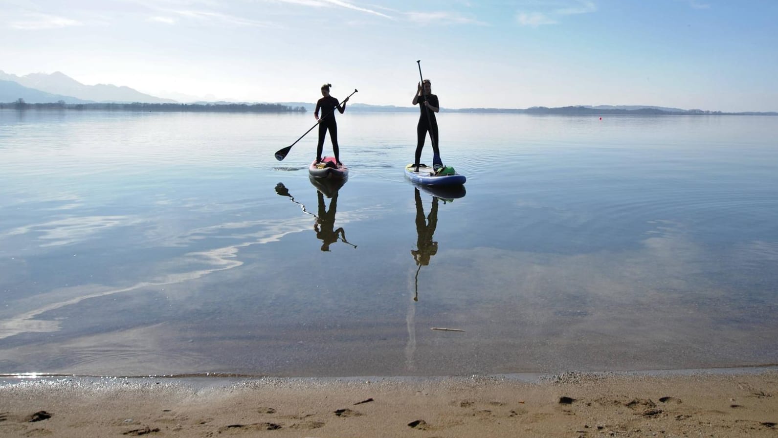 Chiemsee: Ziel der Paddeltour könnte zum Beispiel die Fraueninsel sein.