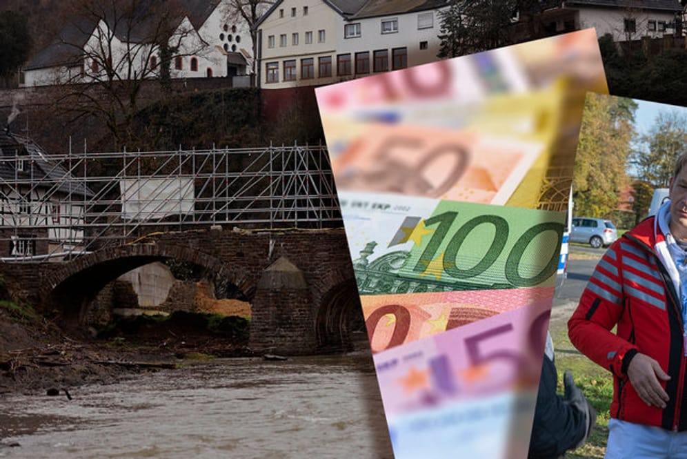 "Querdenken"-Arzt Bodo Schiffmann hatte 700.000 Euro für Flutopfer an der Ahr gesammelt: Jetzt hat er einen Abnehmer gefunden.