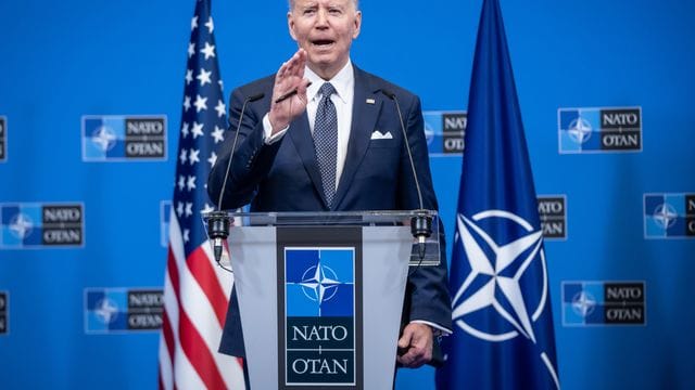 Die Nato war "noch nie so geeint wie heute", sagt US-Präsident Joe Biden.