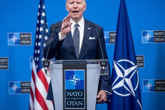 Die Nato war "noch nie so geeint wie heute", sagt US-Präsident Joe Biden.