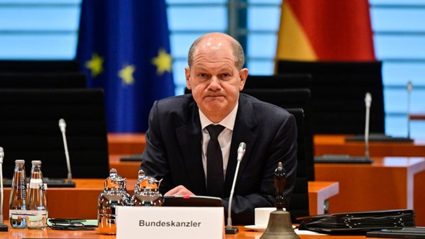 Bundeskanzler Olaf Scholz (SPD): Keine erfreulichen Umfragewerte für seine Partei.