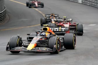 Formel-1-Fahrer Sergio Perez aus Mexico vom Team Oracle Red Bull gewinnt den Großen Preis von Monaco.
