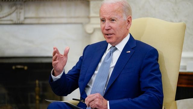 US-Präsident Joe Biden im Weißen Haus.