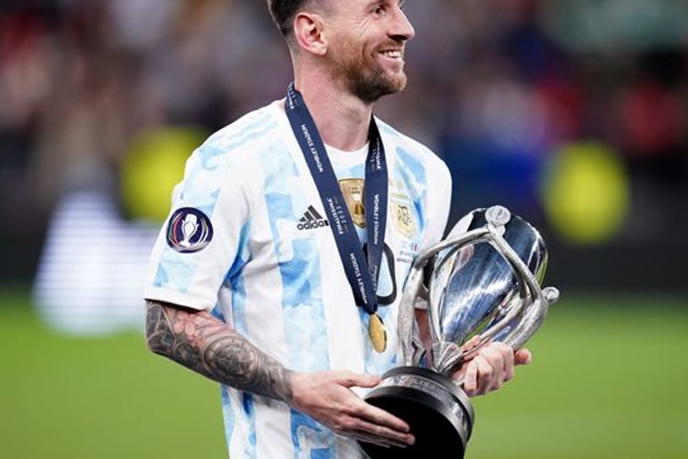 "Wunderschön": Argentiniens Messi freut sich nach dem Sieg gegen Italien auf weitere Gegner.