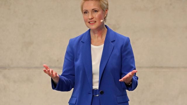 "Alle Bundesregierungen haben auf Nord Stream 2 gesetzt": Manuela Schwesig. "Alle Bundesregierungen haben auf Nord Stream 2 gesetzt": Manuela Schwesig.