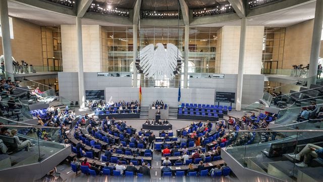 Der Bundestag hat mit großer Mehrheit den neuen Haushalt beschlossen. Der Bundestag hat mit großer Mehrheit den neuen Haushalt beschlossen.