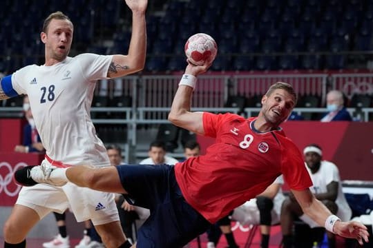 Springt beim THW Kiel ein: Bjarte Myrhol (r).