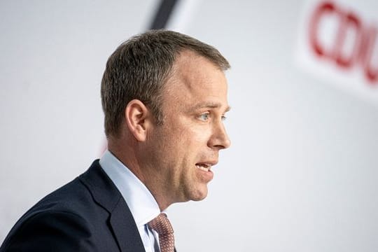 CDU-Generalsekretär Mario Czaja bei einer Veranstaltung in Kiel.