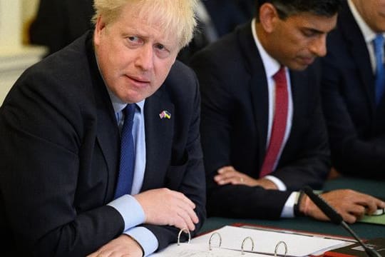 "Ein extrem gutes, positives, abschließendes und deutliches Ergebnis": Premier Boris Johnson.