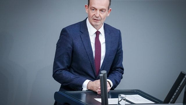 Verkehrsminister Volker Wissing (FDP) im Bundestag.
