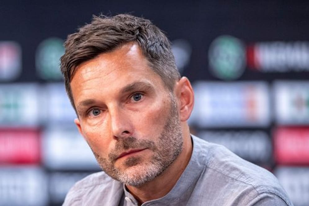 Trainer Stefan Leitl wurde als neuer Coach bei Hannover 96 vorgestellt.
