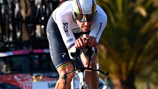 Schnellster im Kampf gegen die Uhr bei der Dauphiné: Zeifahr-Weltmeister Filippo Ganna.