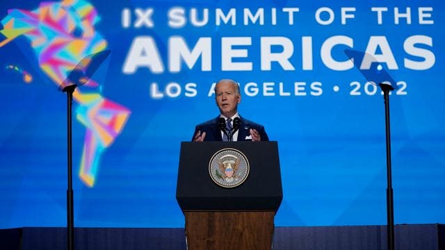 Keine Autokraten erwünscht: Biden spricht auf dem Amerika-Gipfel über das Wesen der Demokratie.