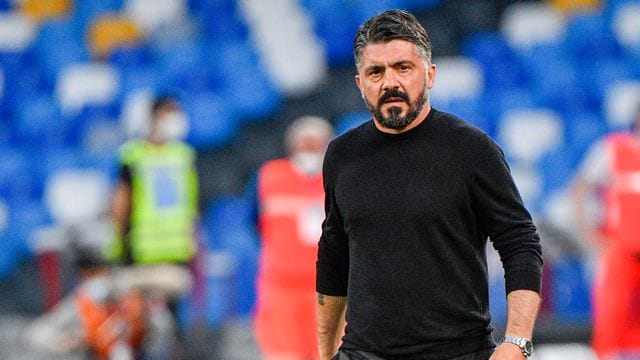 Steht nun für Valencia auf dem Platz: Trainer Gennaro Gattuso. Steht nun für Valencia auf dem Platz: Trainer Gennaro Gattuso.