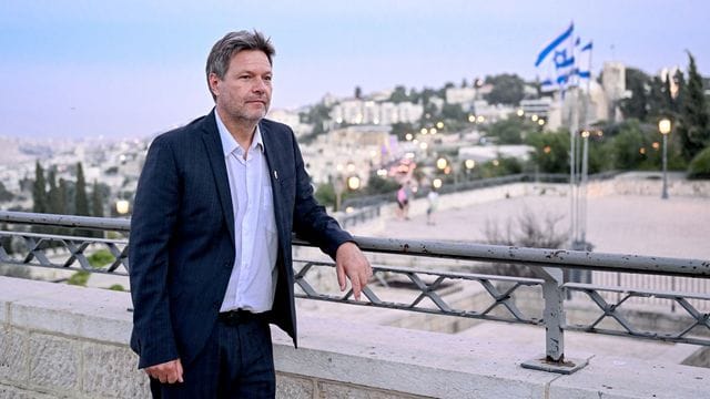 Robert Habeck in Jerusalem.