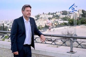 Robert Habeck in Jerusalem.