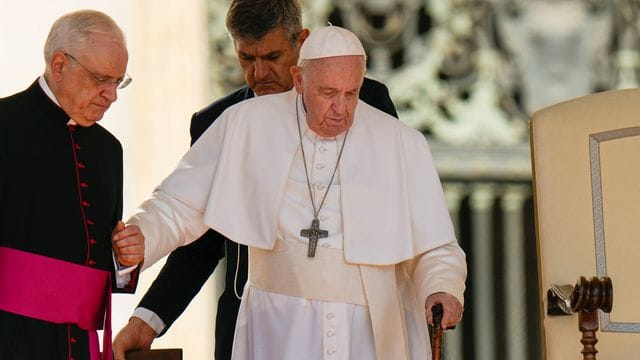 Das Oberhaupt der katholischen Kirche: Papst Franziskus.