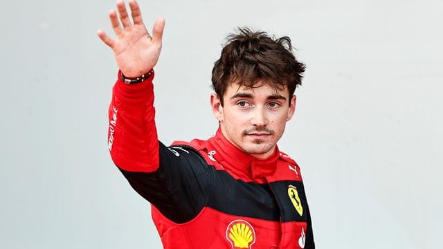 Ferrari-Pilot Charles Leclerc startet bereits zum sechsten Mal in dieser Saison von der Pole Position.