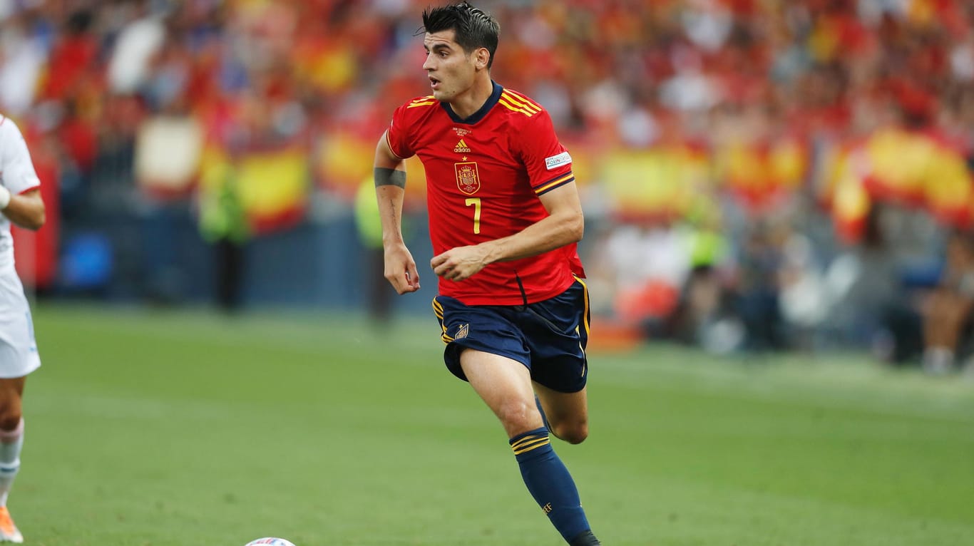 Alvaro Morata stand zuletzt für Spanien in der Nations League auf dem Platz, schoss ein Tor in vier Spielen.