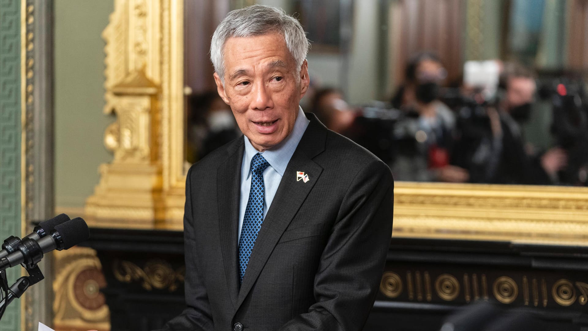 Lee Hsien Loong: Er ist seit 2004 Premierminister des kleinen Stadtstaats in Südostasien.