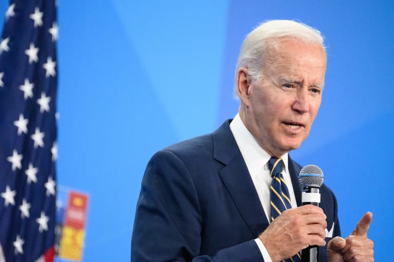 Joe Biden: Der US-Präsident verspricht sich öfters bei öffentlichen Auftritten.
