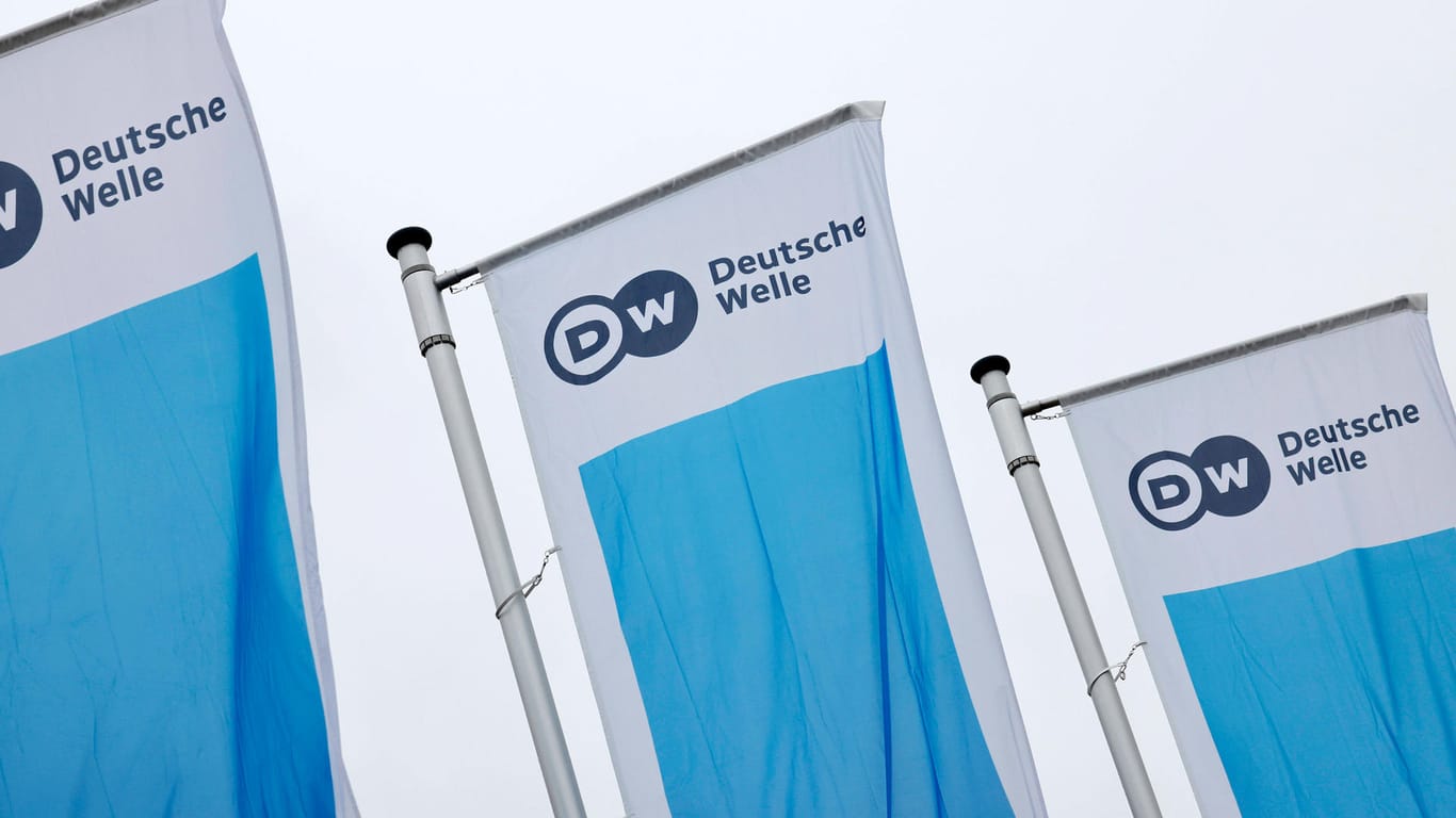 Das Logo der Deutschen Welle (Symbolbild): Seit Februar droht eine Sperre des Online-Programms in der Türkei.