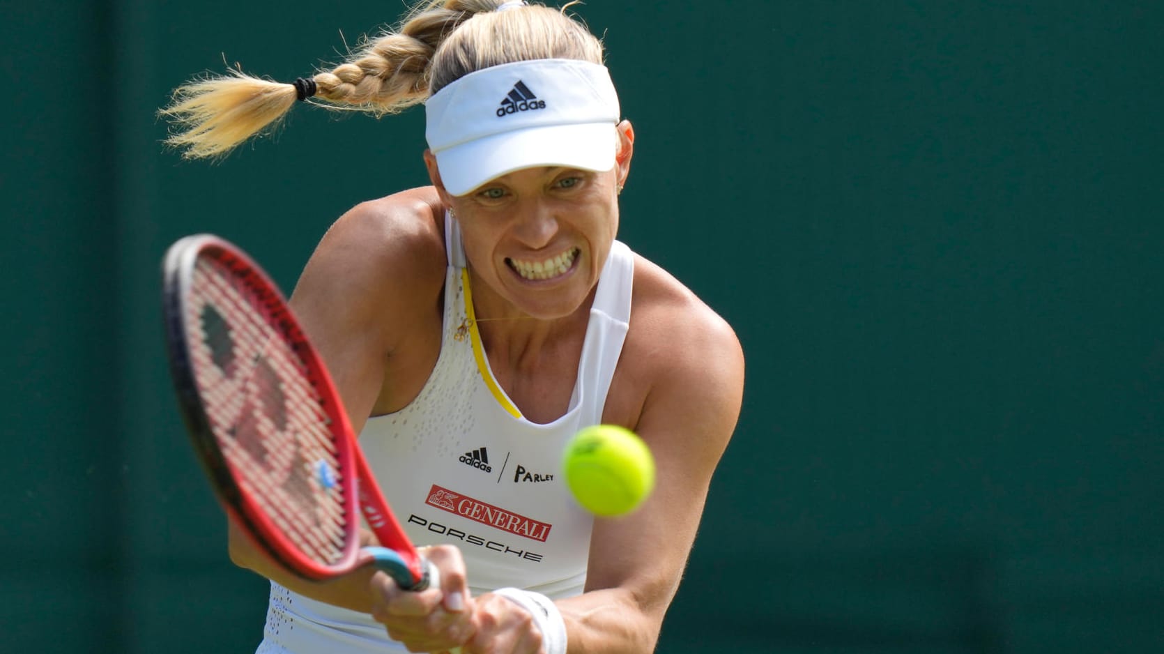 Angelique Kerber im Duell mit der Belgierin Mertens: Für die Norddeutsche ist in der 3. Runde Schluss.