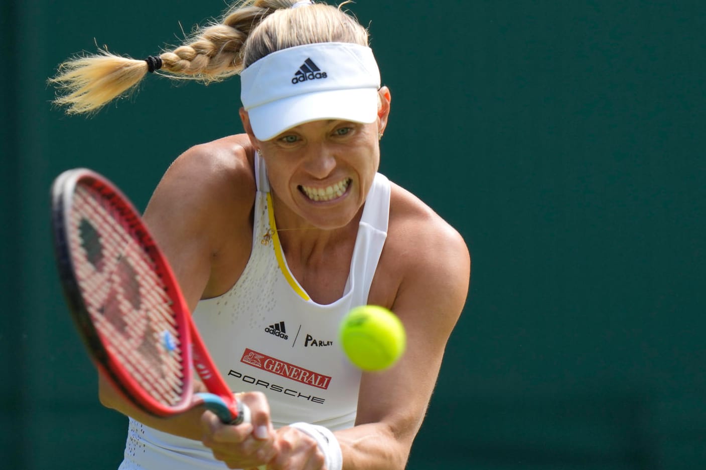 Angelique Kerber im Duell mit der Belgierin Mertens: Für die Norddeutsche ist in der 3. Runde Schluss.