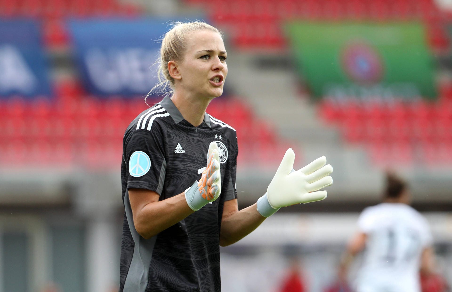 GER, Tor: Merle Frohms, bisher Eintracht Frankfurt, geht zum VfL Wolfsburg, Frauen, Deutschland vs. Schweiz 24.06.2022, Erfurt, Steigerwaldstadion / Arena Erfurt, GER, Saison 20