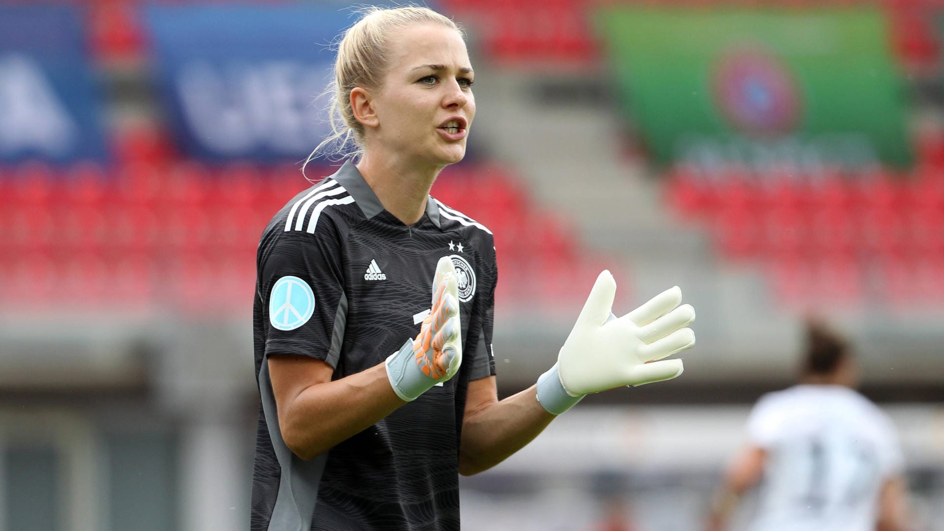 GER, Tor: Merle Frohms, bisher Eintracht Frankfurt, geht zum VfL Wolfsburg, Frauen, Deutschland vs. Schweiz 24.06.2022, Erfurt, Steigerwaldstadion / Arena Erfurt, GER, Saison 20