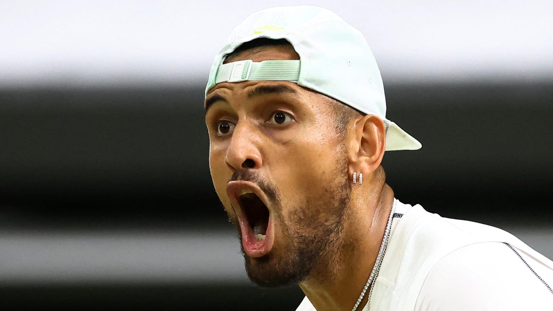 Nick Kyrgios: Der Australier schimpfte und schrie was das Zeug hielt.