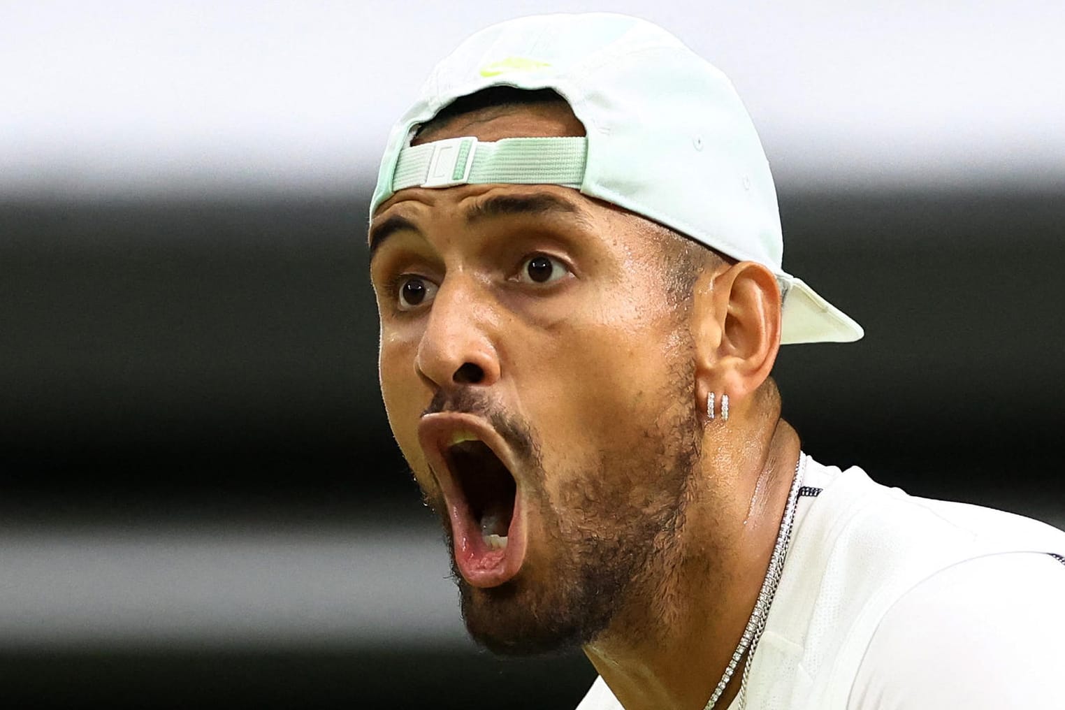 Nick Kyrgios: Der Australier schimpfte und schrie was das Zeug hielt.